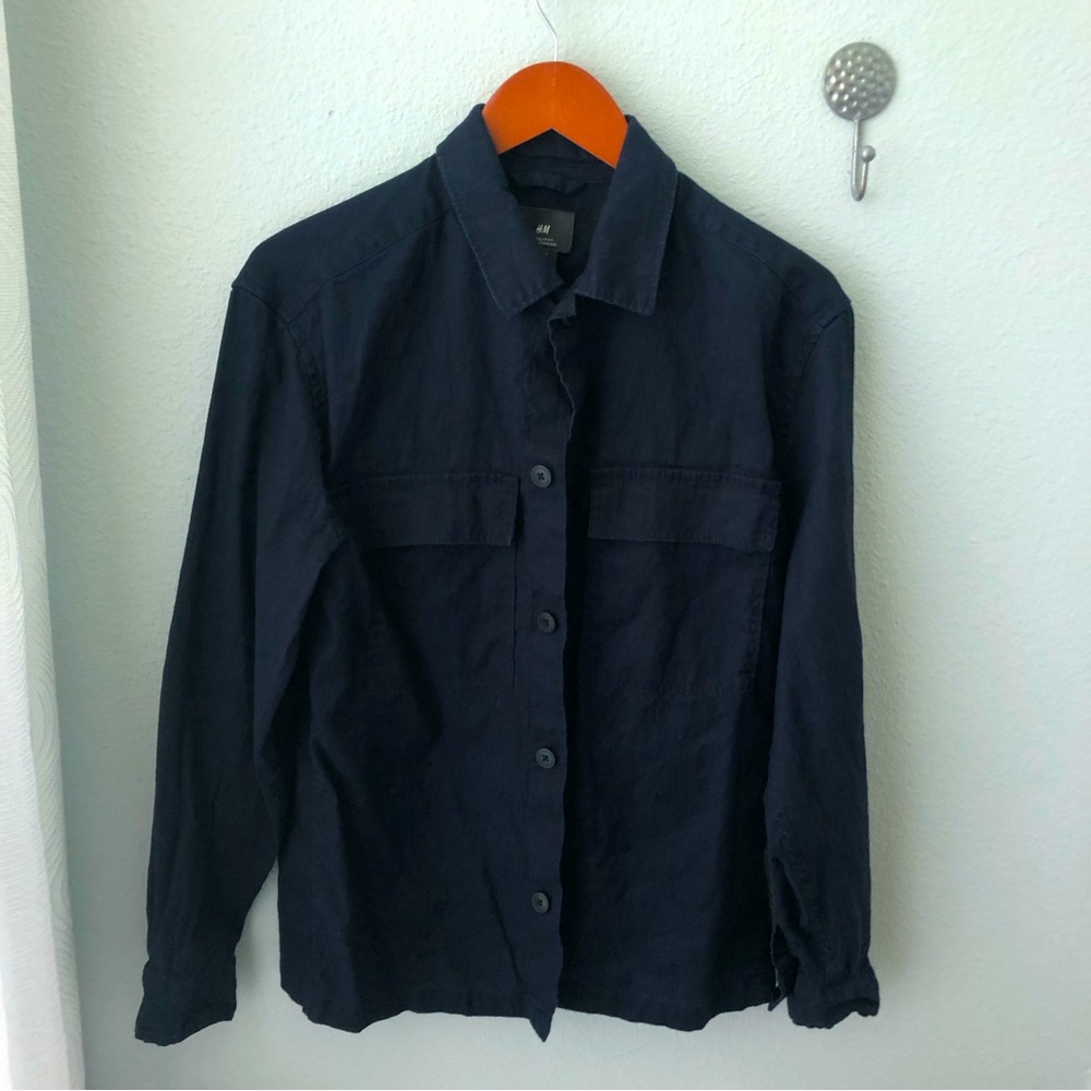 H&M Dark Blue Long Sleeve